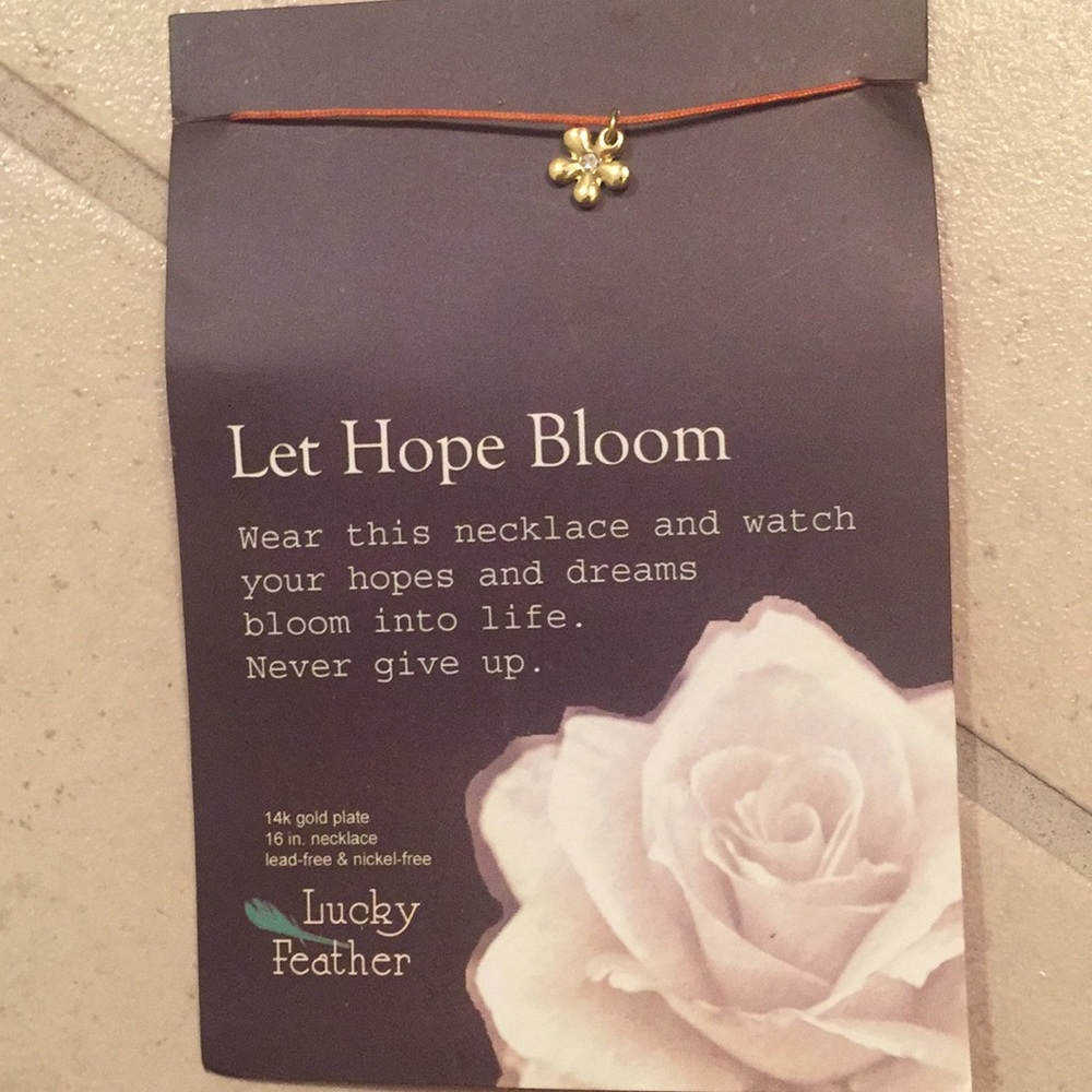 Lucky Feather necklace!